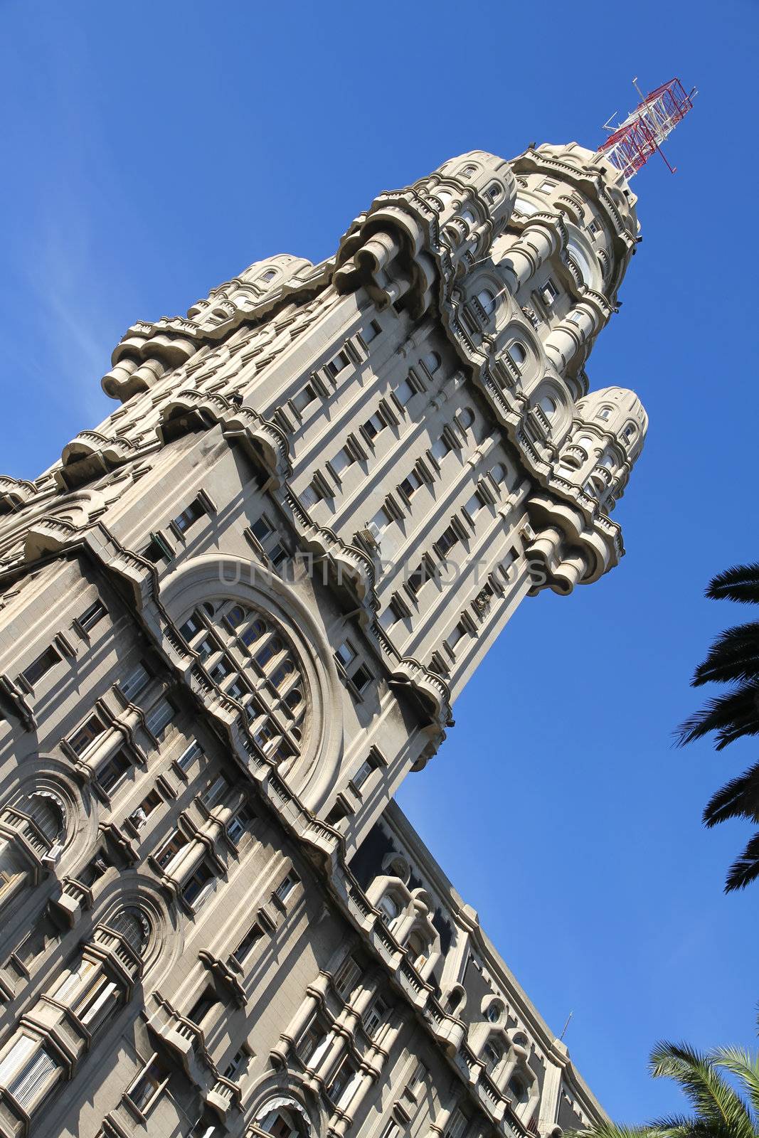 The Palacio Salvo in Montevideo, Uruguay.