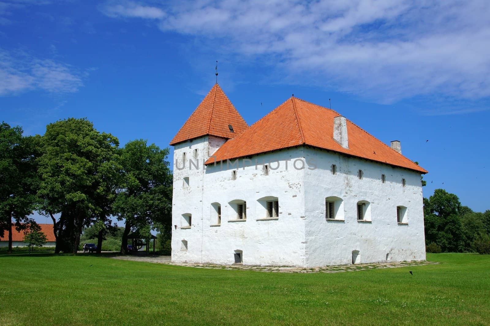 Estonia Purtse.Reliable strong defensive the castle-tower. 17 century