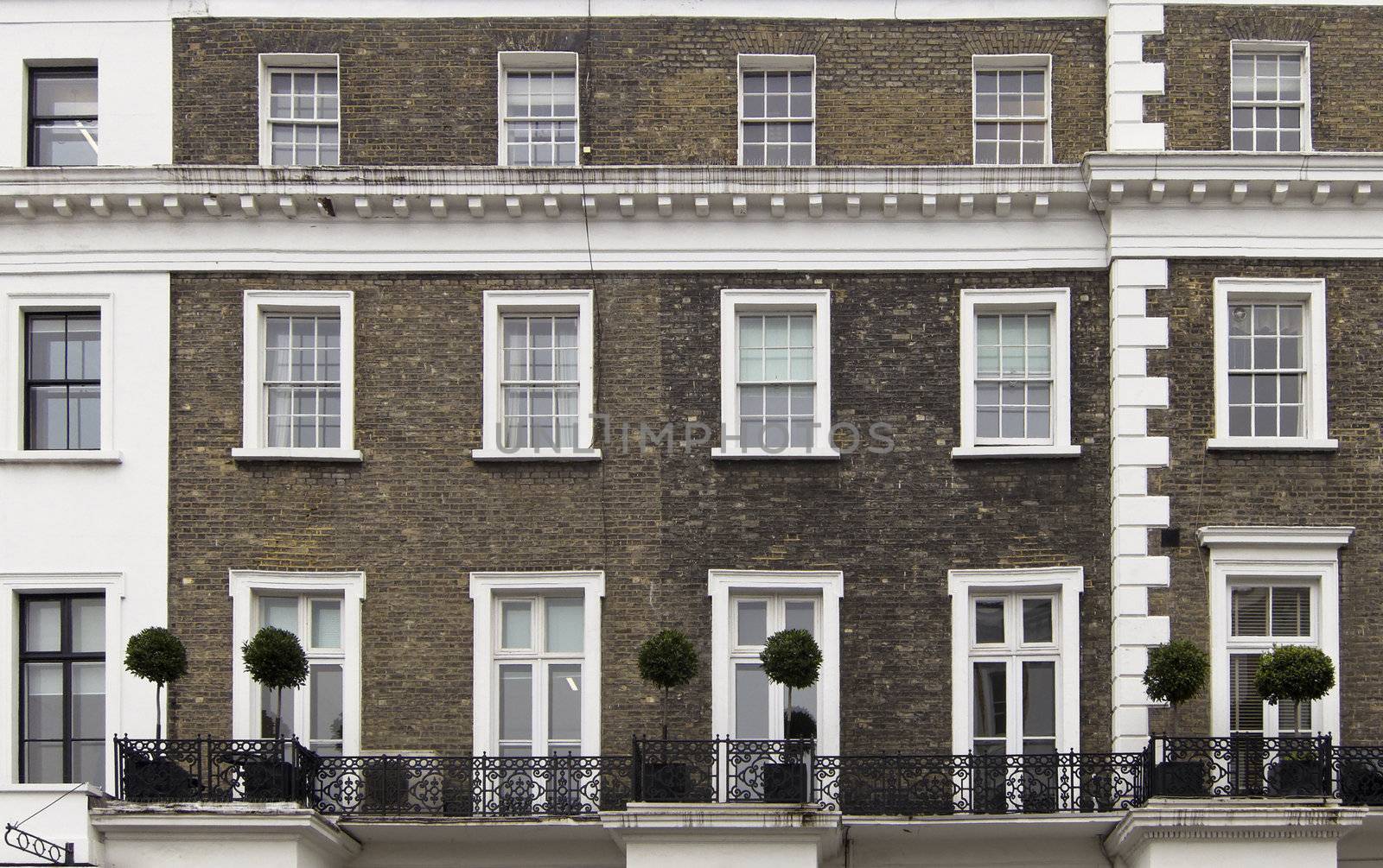 Old building facade in London, England, UK