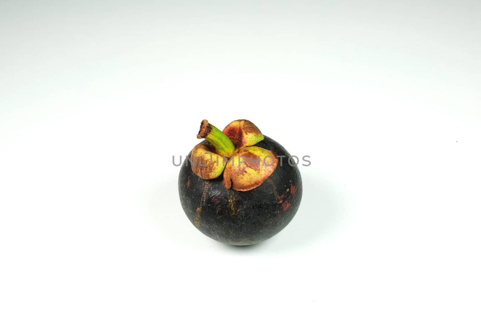 mangosteen on white background