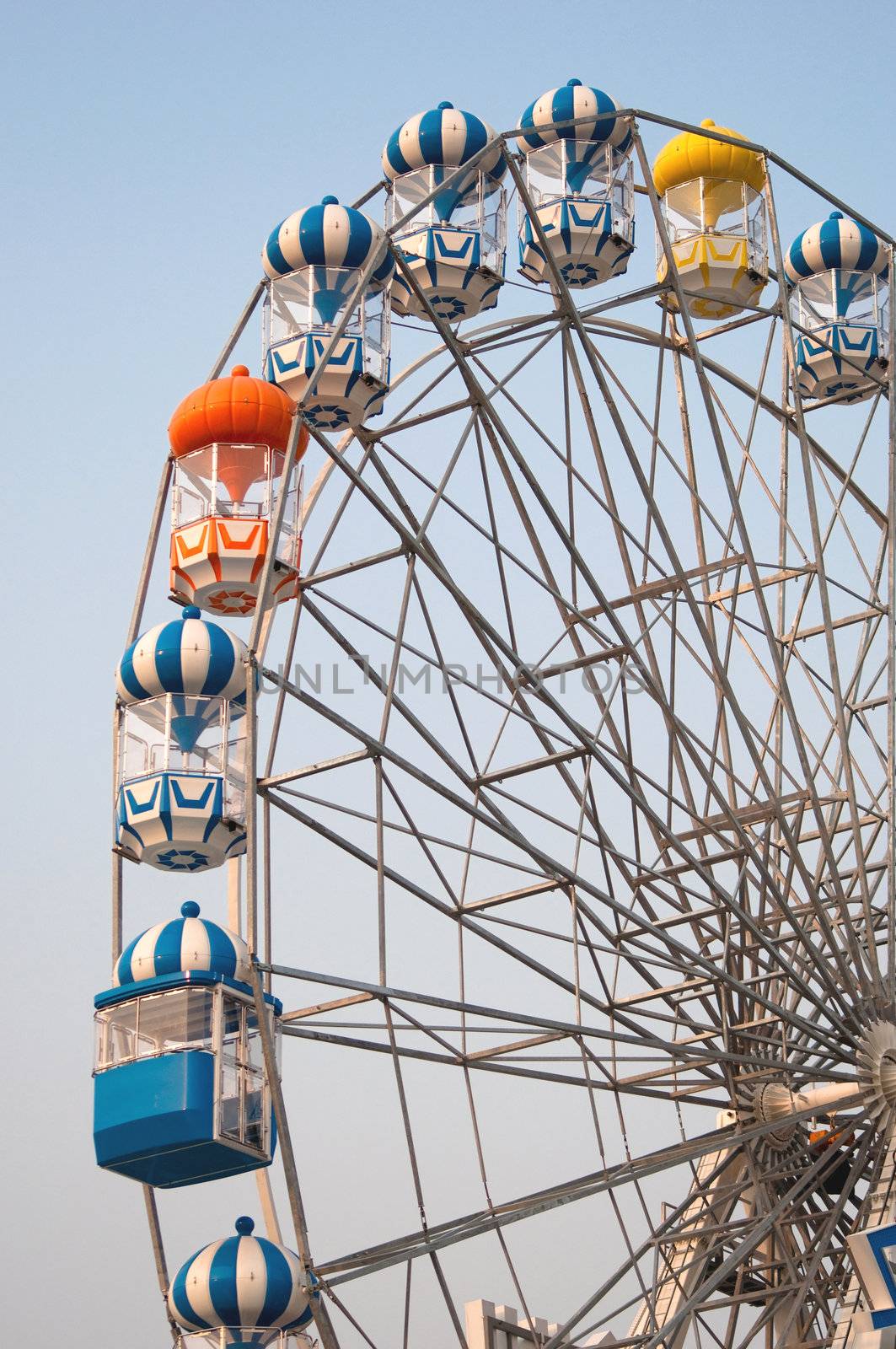 colorful of Ferris wheel