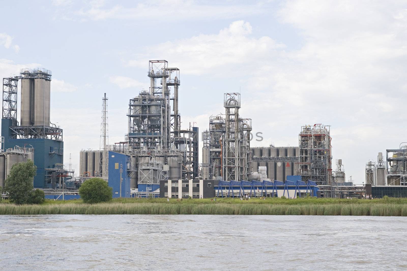 Oil refinery plant near Antwerp in Belgium