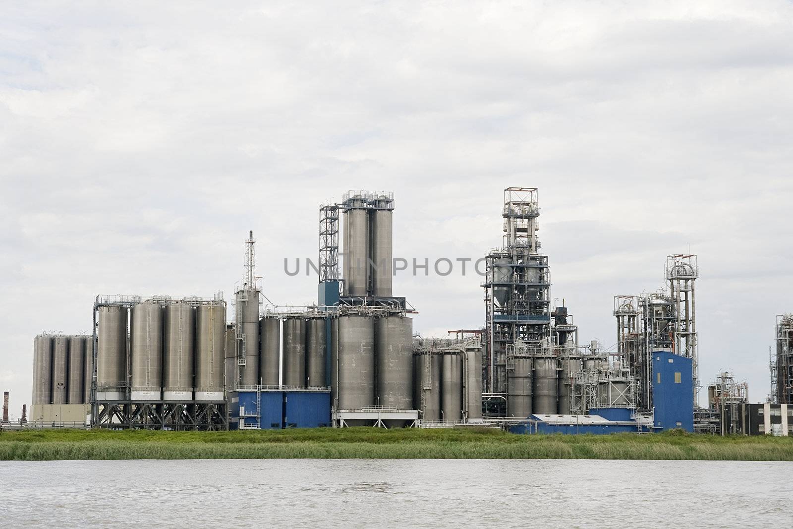 Oil refinery plant near Antwerp in Belgium