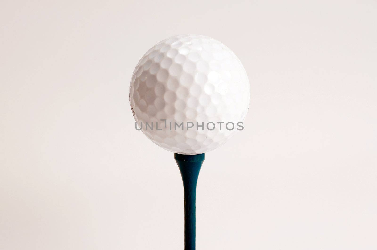golf ball on white background