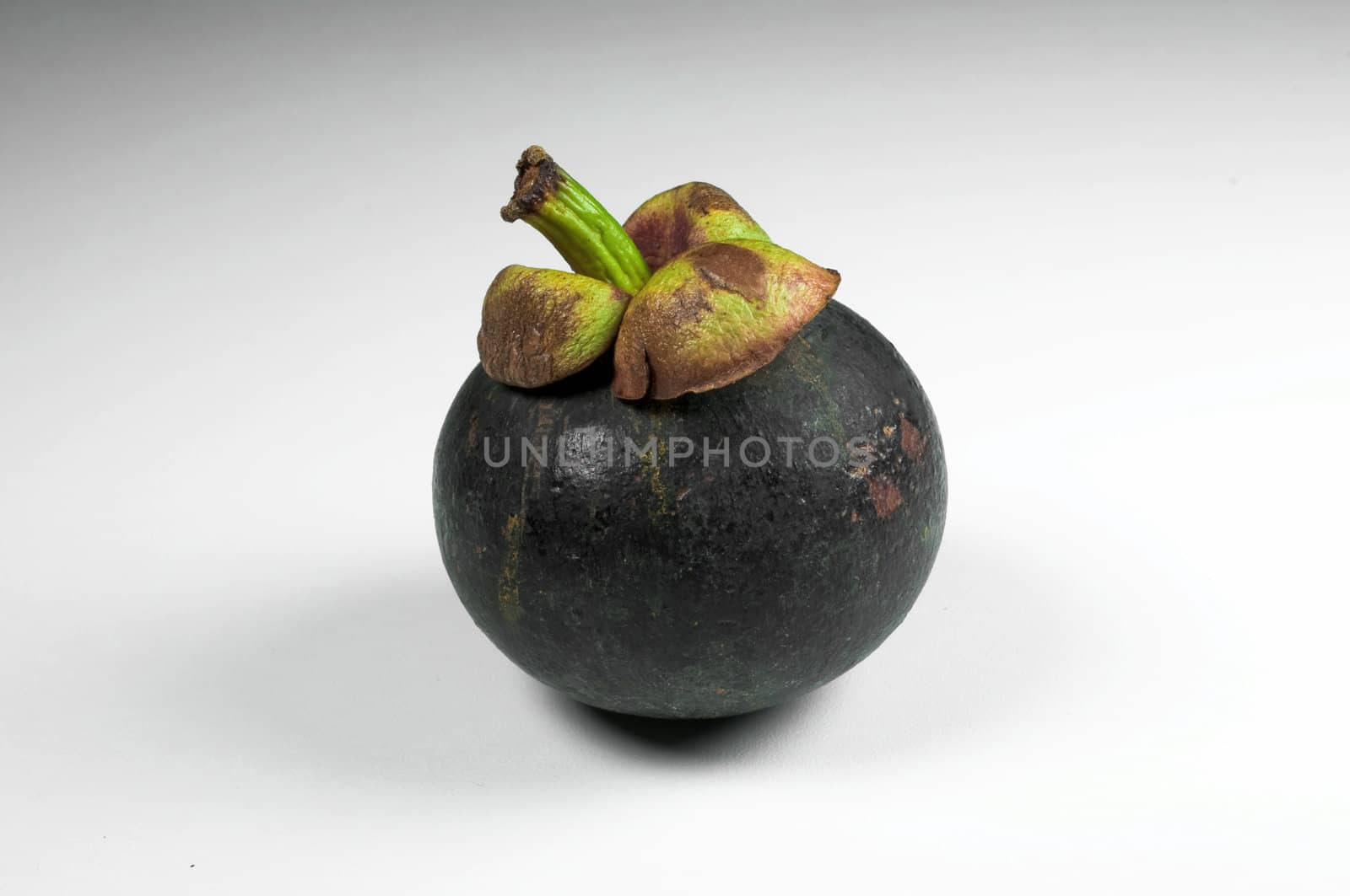 mangosteen on white background