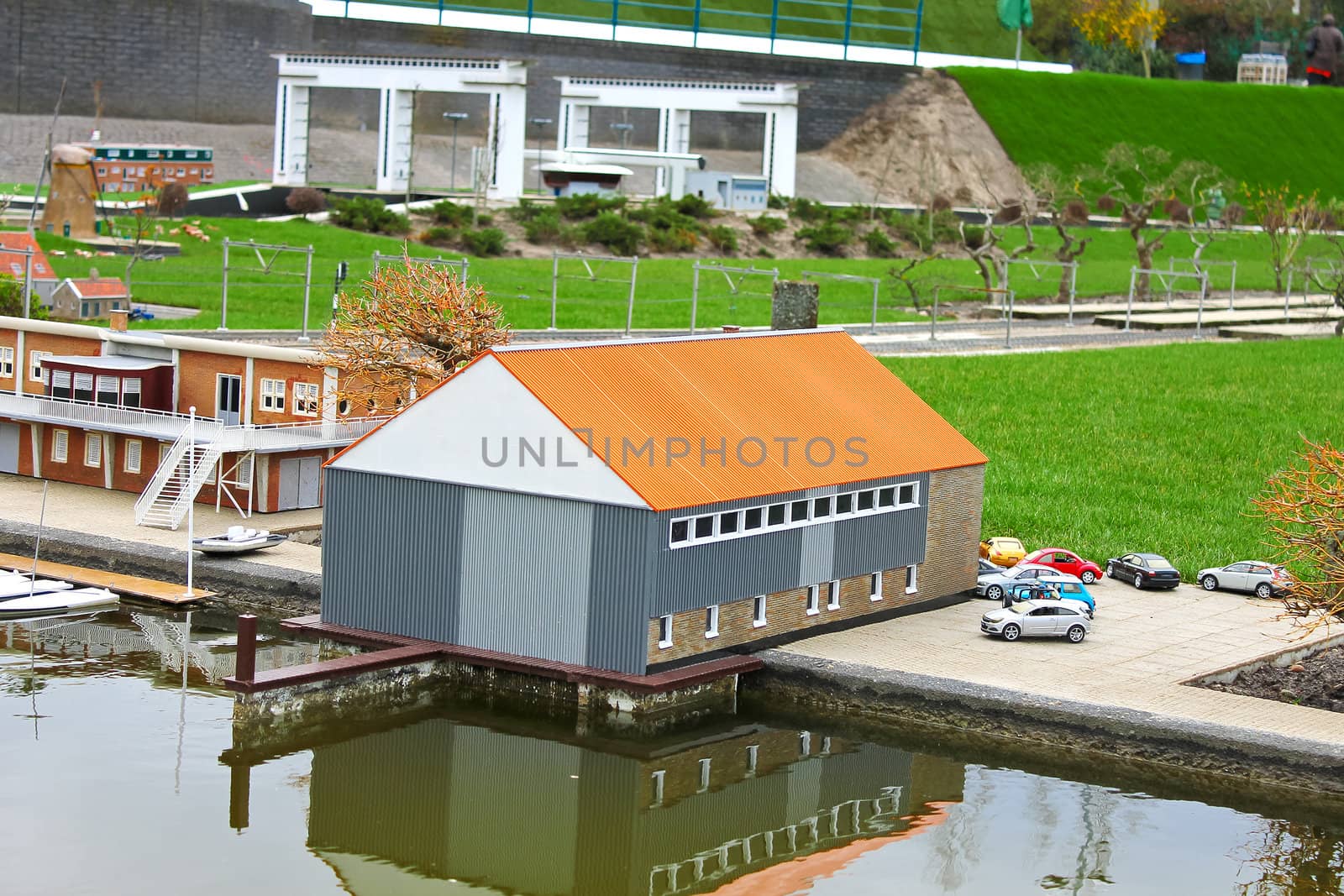 Madurodam - miniature city near  Hague in  Netherlands. by NickNick