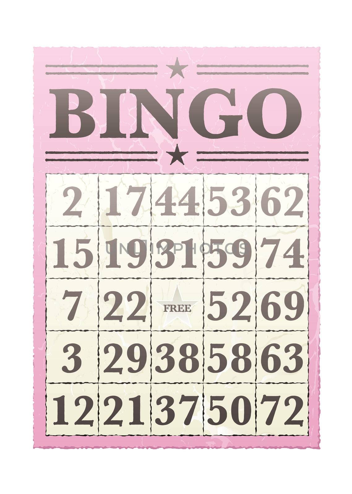 bingo card by nicemonkey