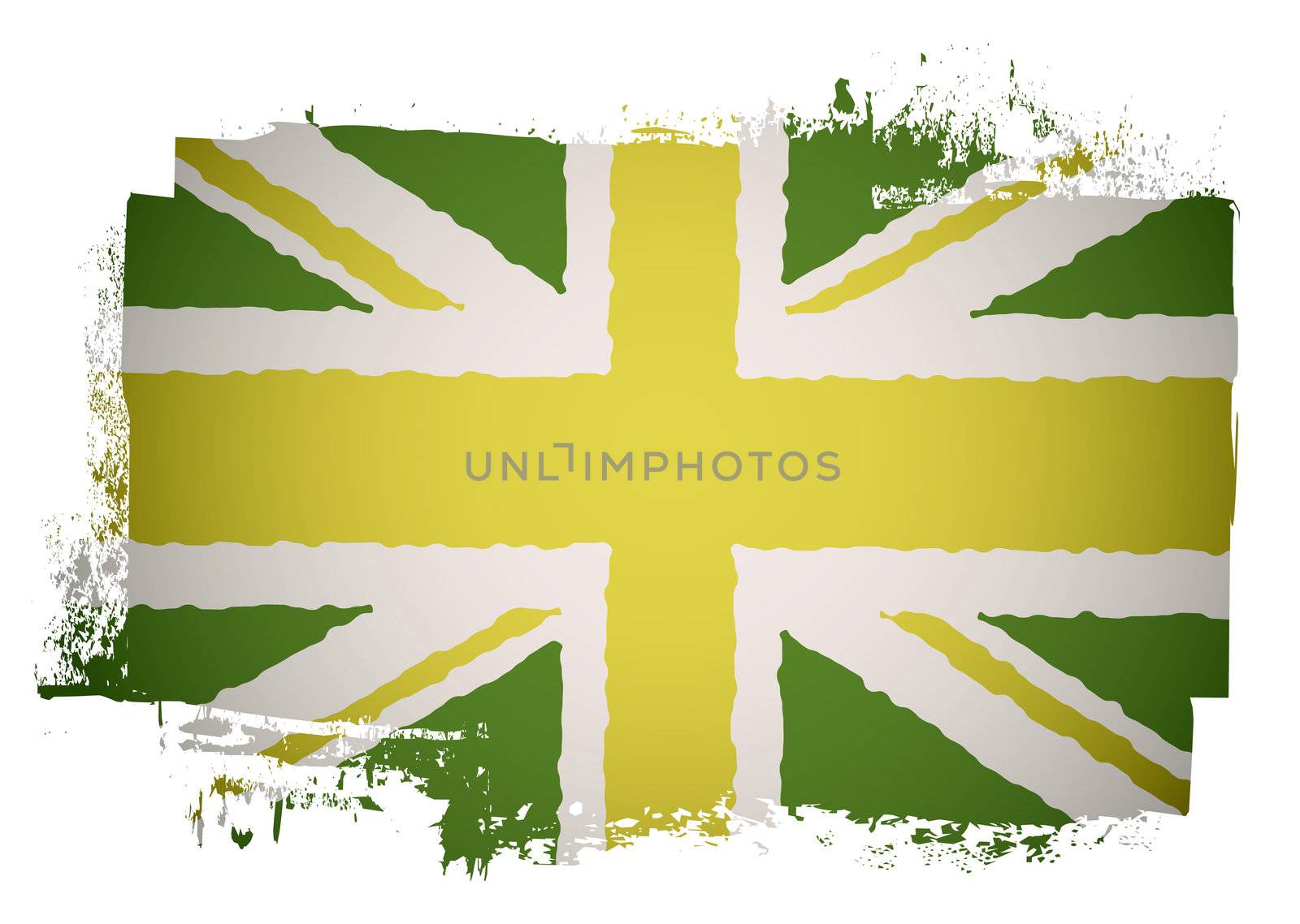 Green british flag by nicemonkey