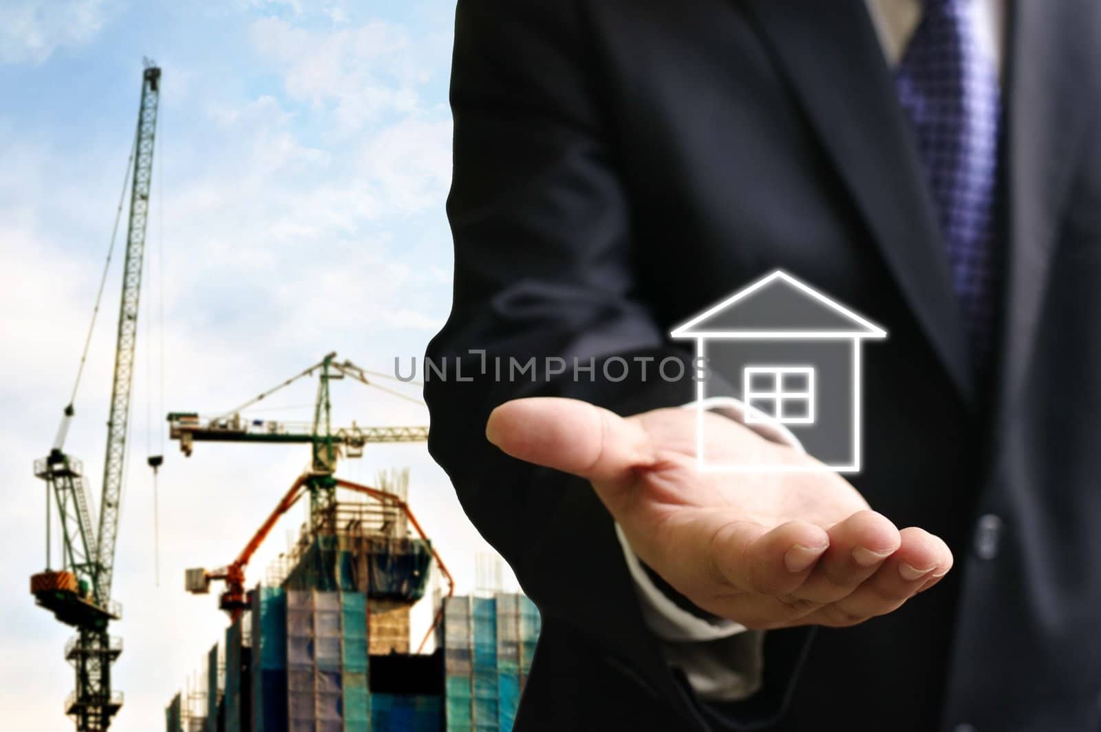 Builder offer the house for living
