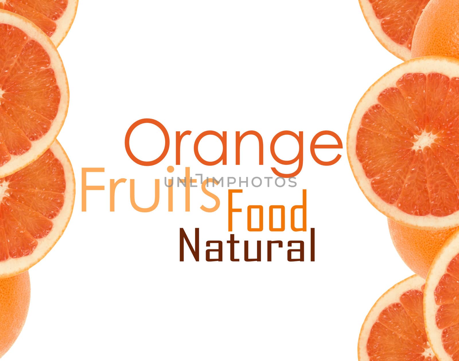 One and half oranges