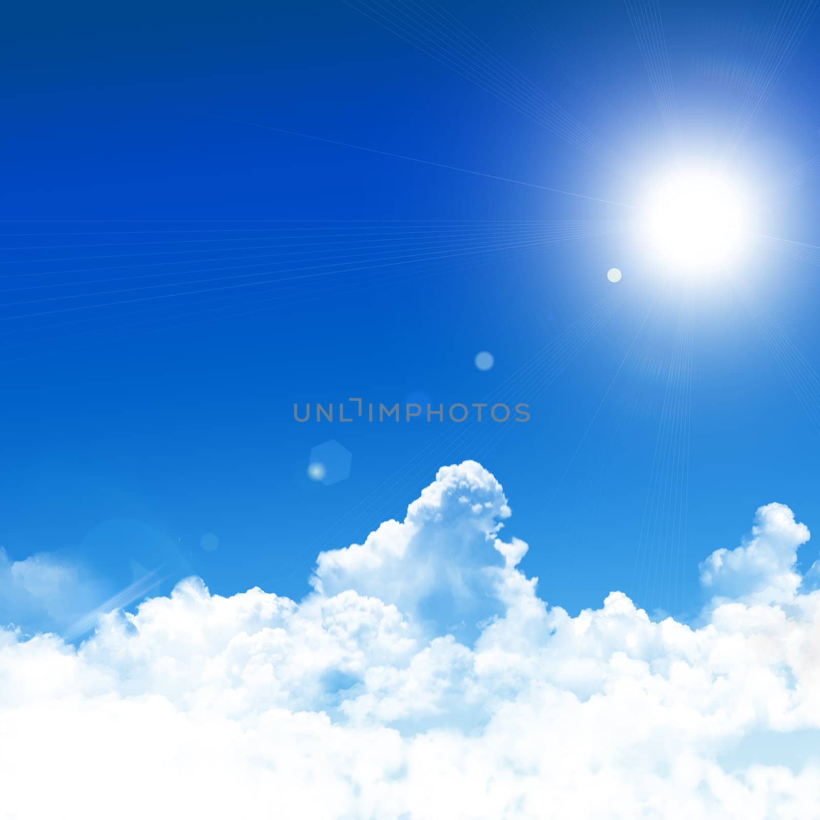 blue sky background