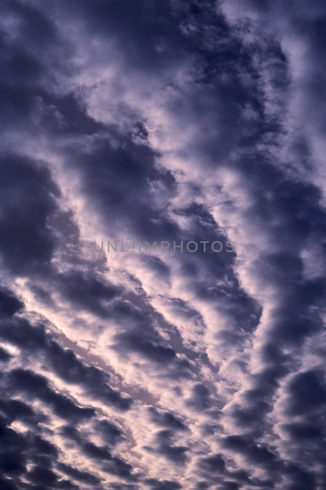 blue sky and clouds