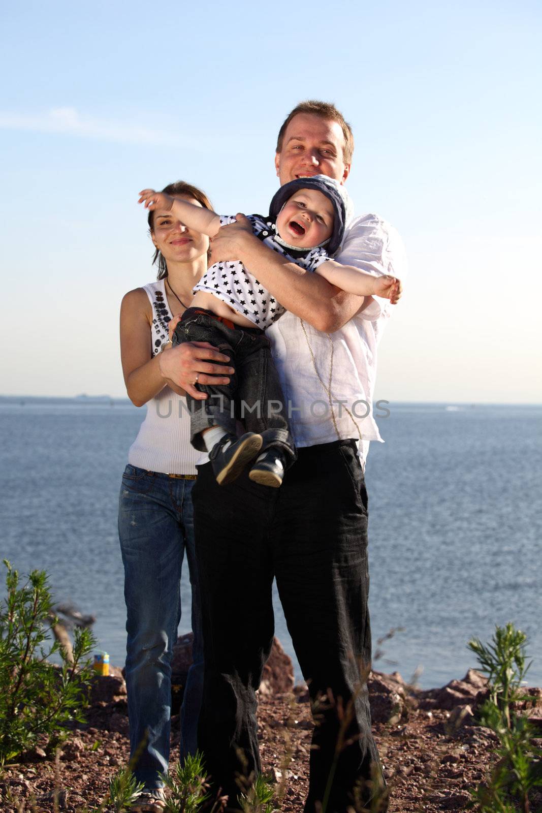 happy family in sky by Yellowj