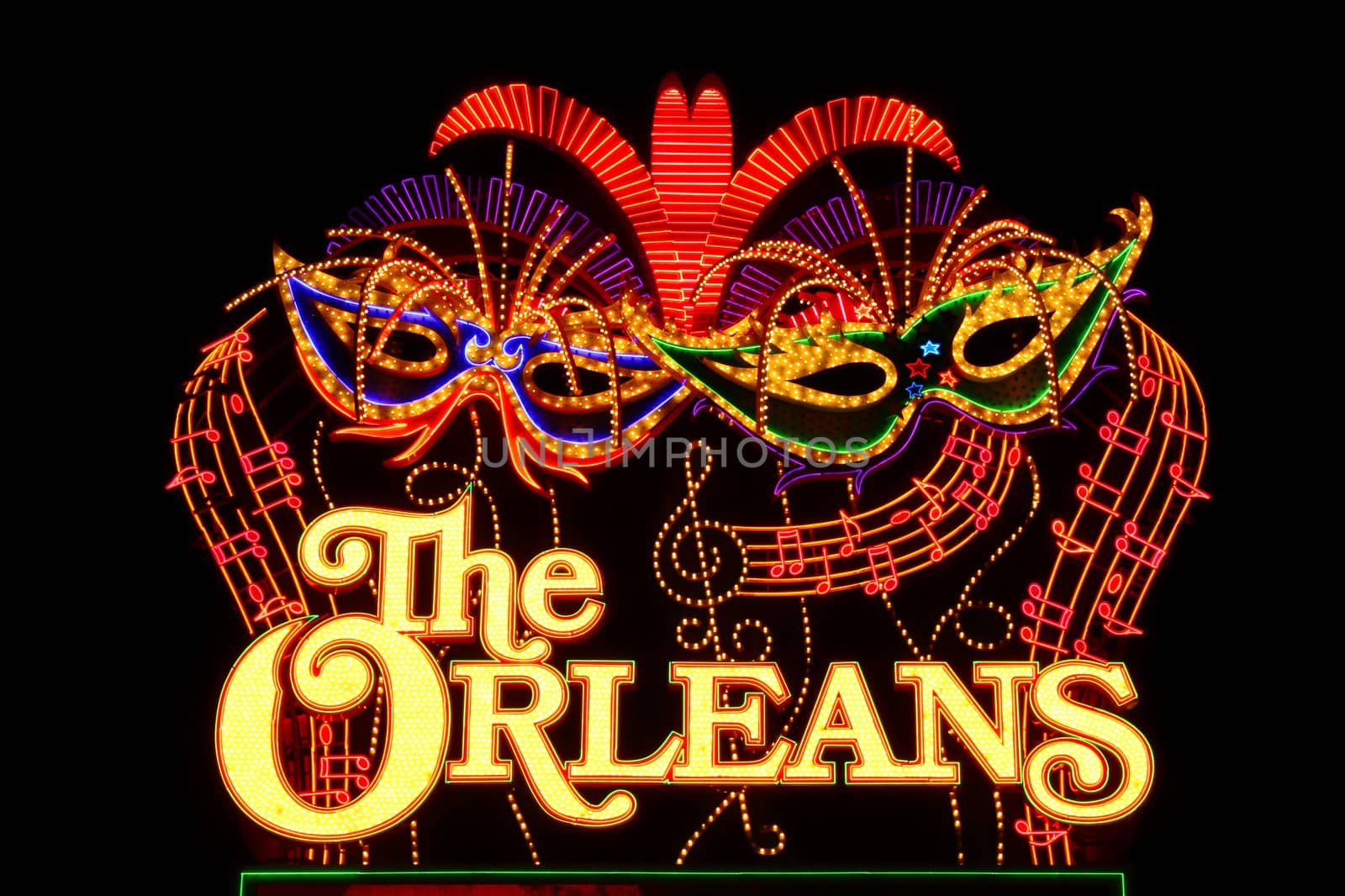 The Orleans Hotel and Casino Sign by Wirepec