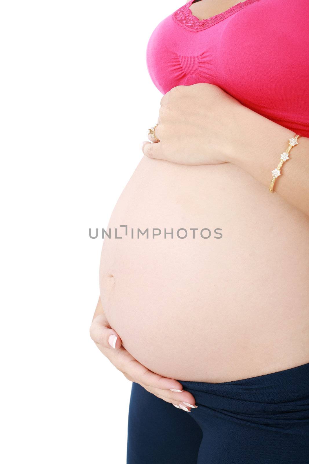 Belly of Pregnant Woman by dacasdo