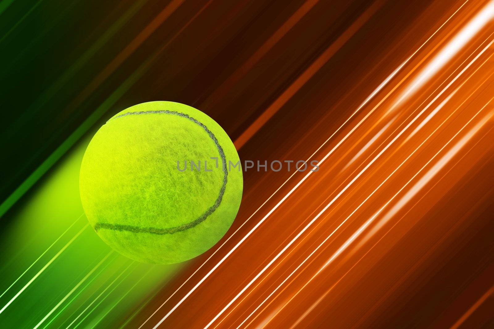 Tennis on speed background by Myimagine