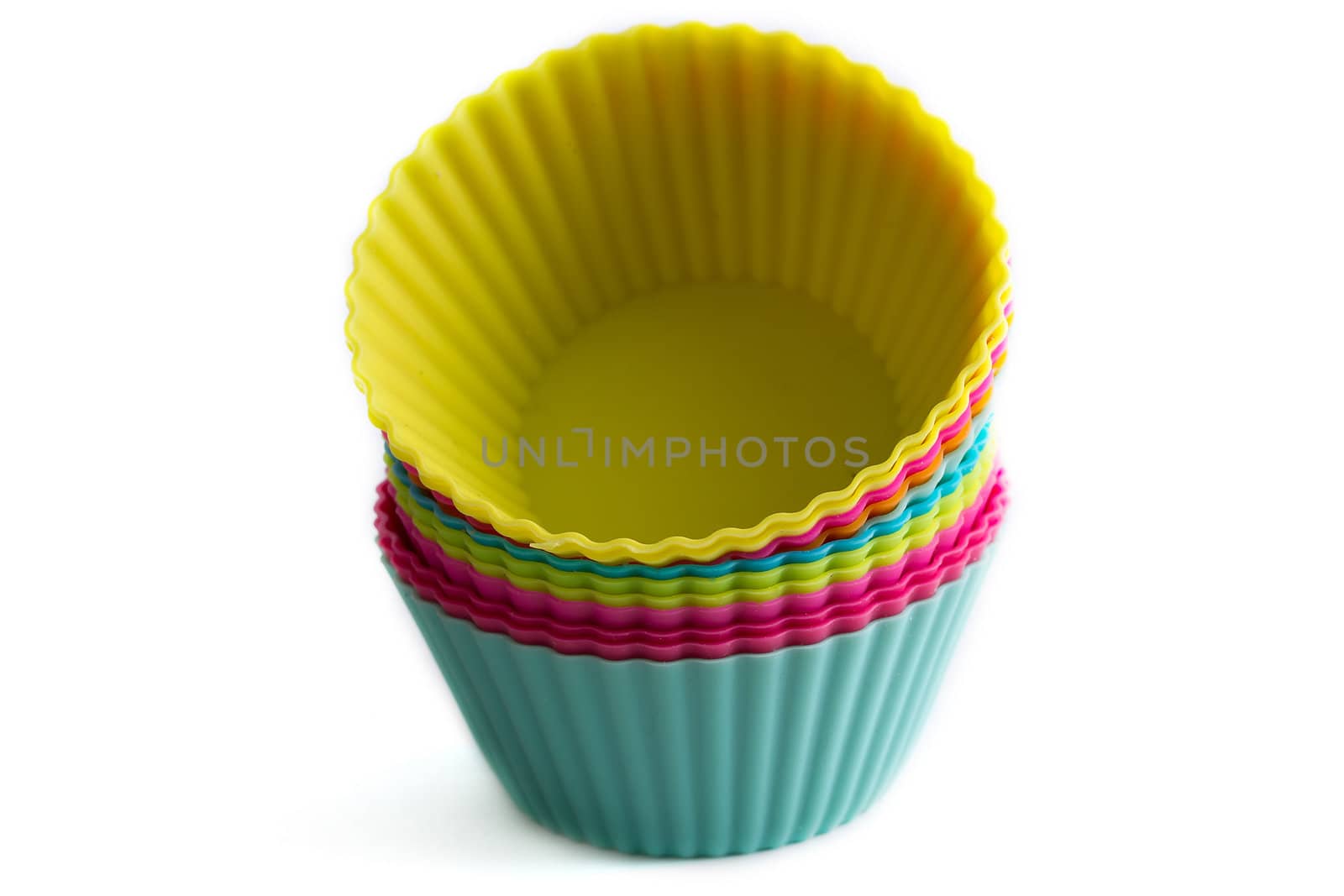 Colorful cupcake silicon molds by victosha