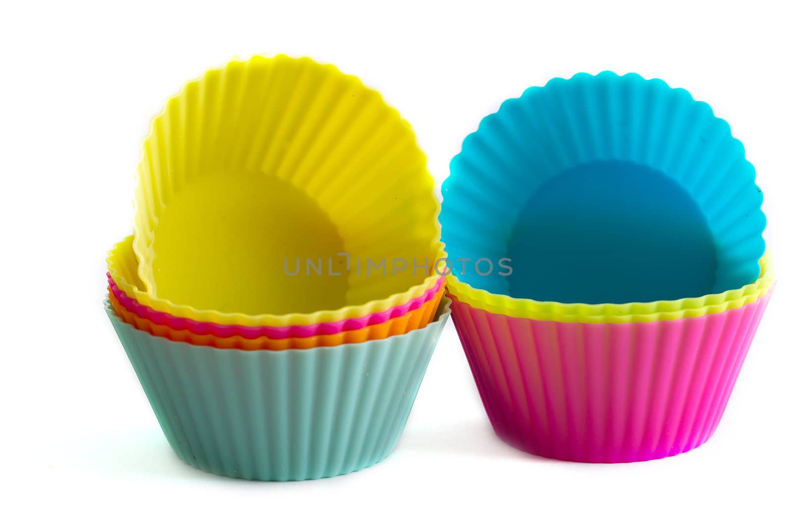 Colorful cupcake silicon molds by victosha