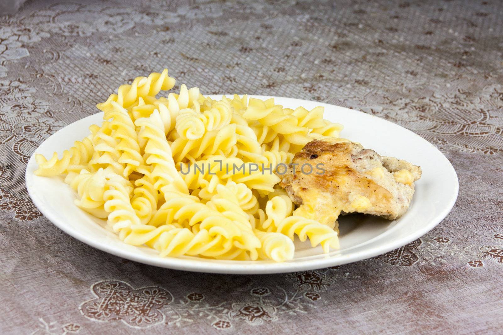 pasta with chicken by sfinks