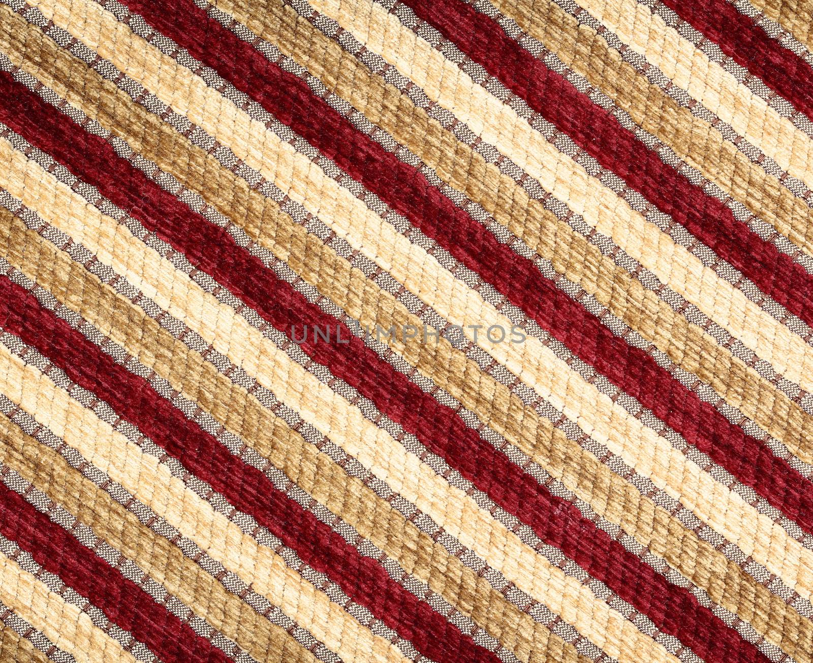 Striped fabric texture. Clothes background. Close up