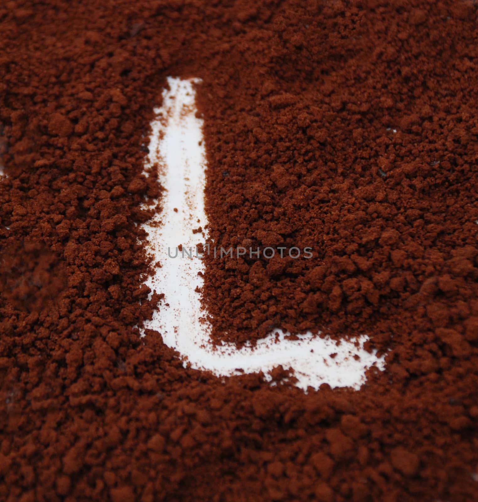 letters on cofee