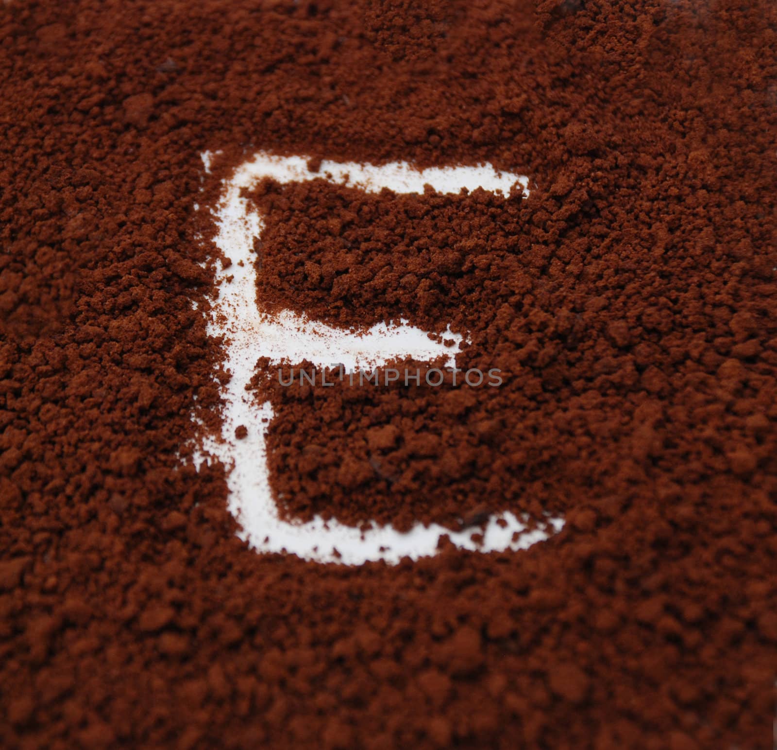 letters on cofee