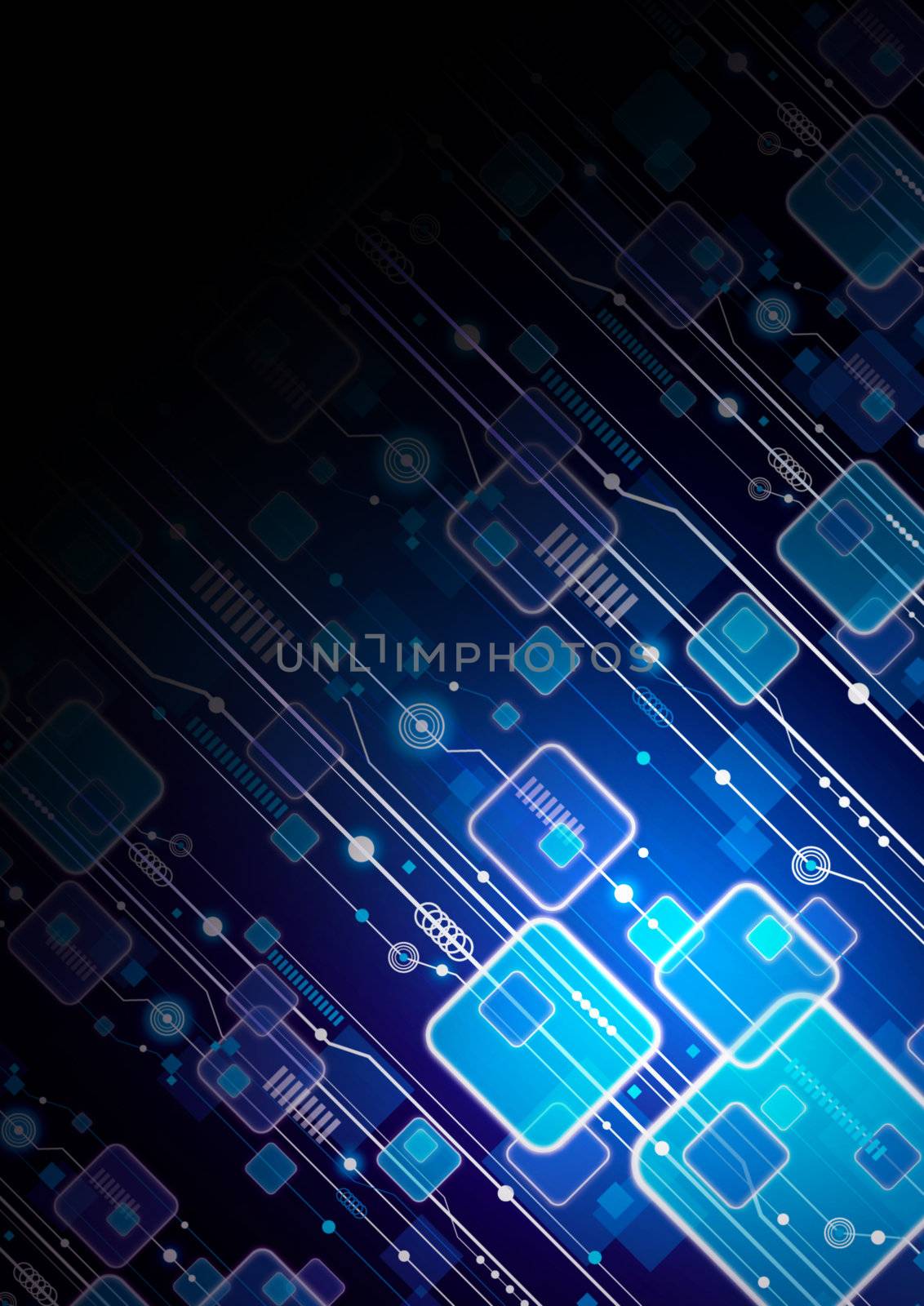 Technology background by Myimagine