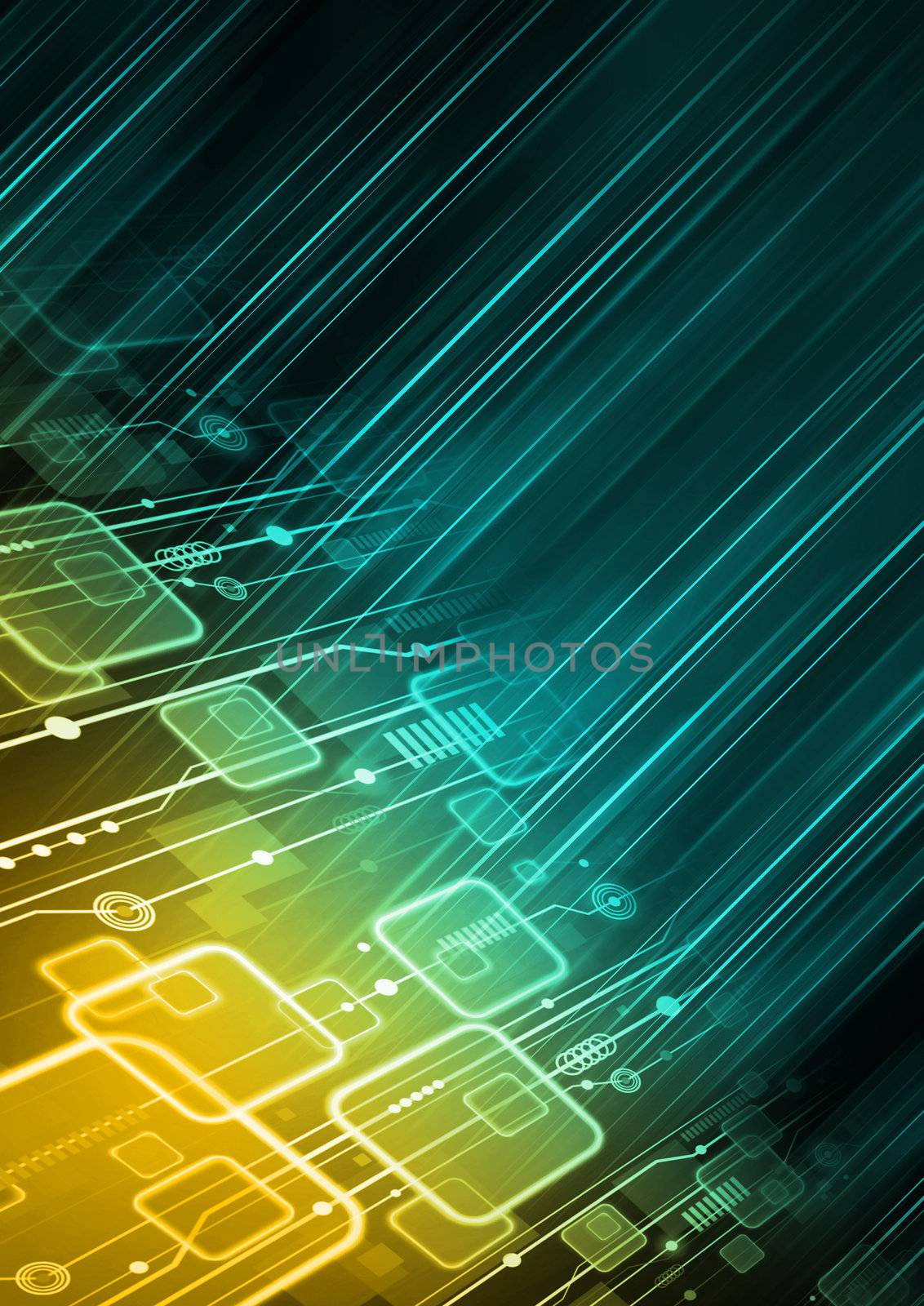 Technology background design by Myimagine