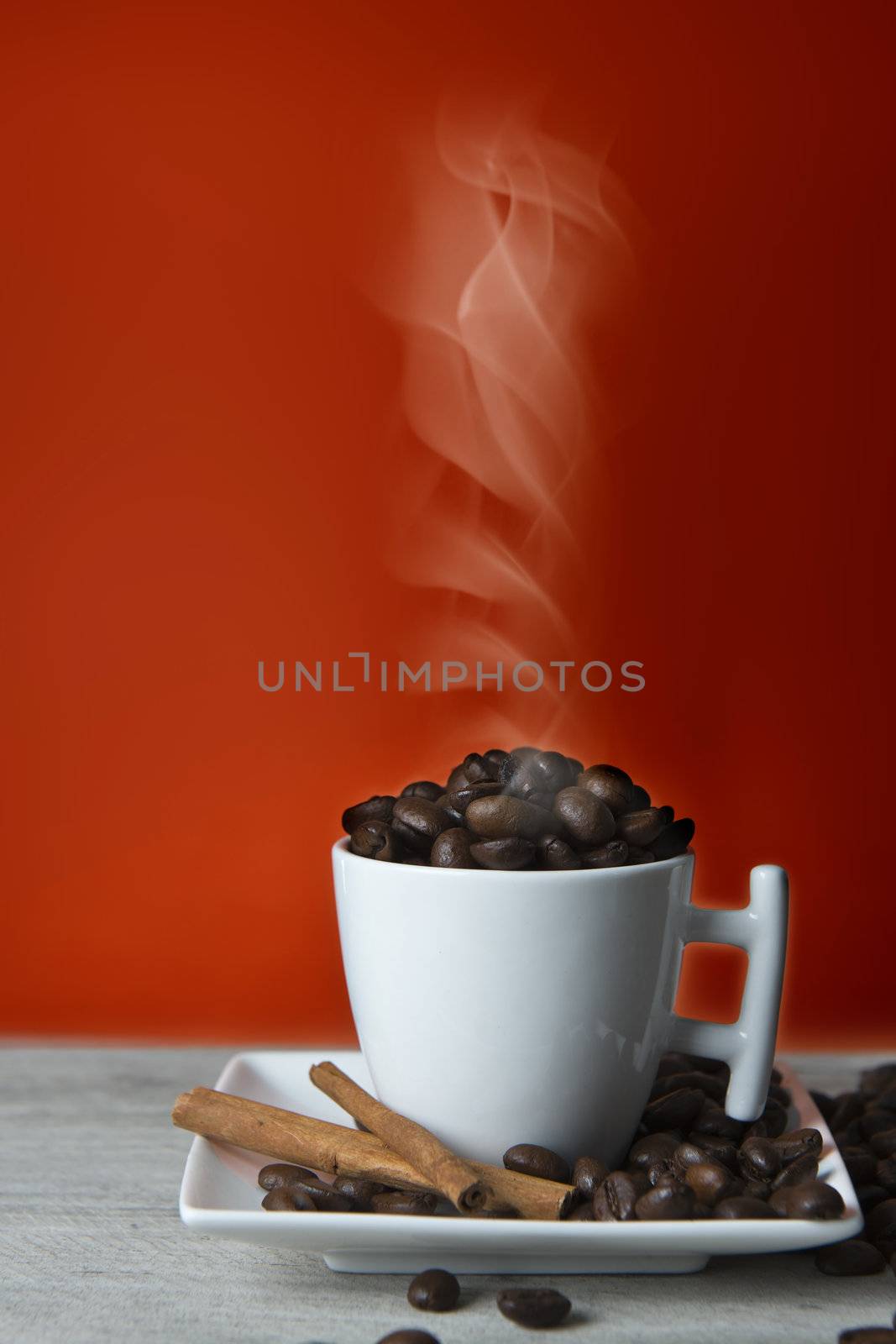 Recently roasted coffee beans. by angelsimon