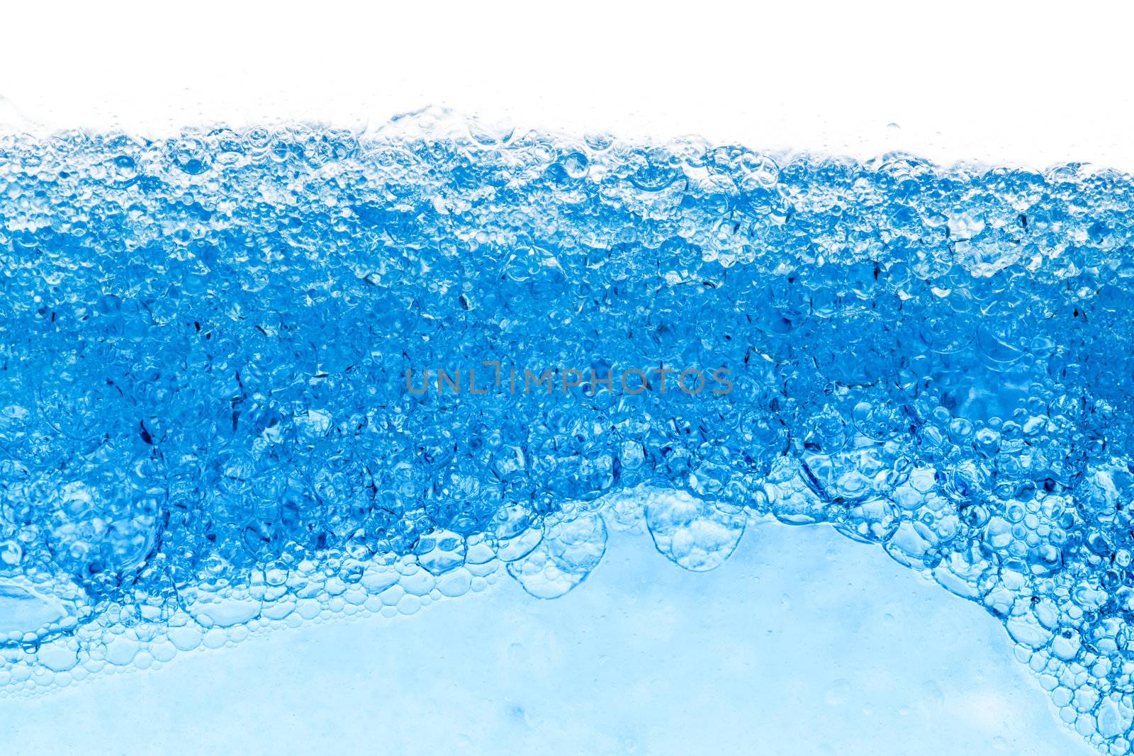 Background of Blue Bubbles Underwater by Discovod