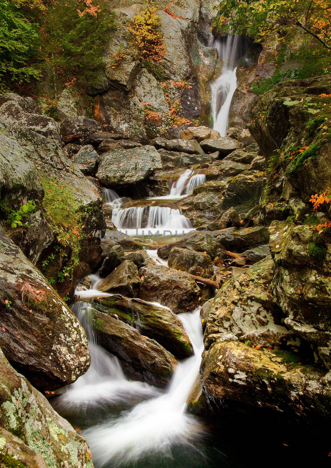 Bish Bash Falls in Massachusetts in the Berkshire County