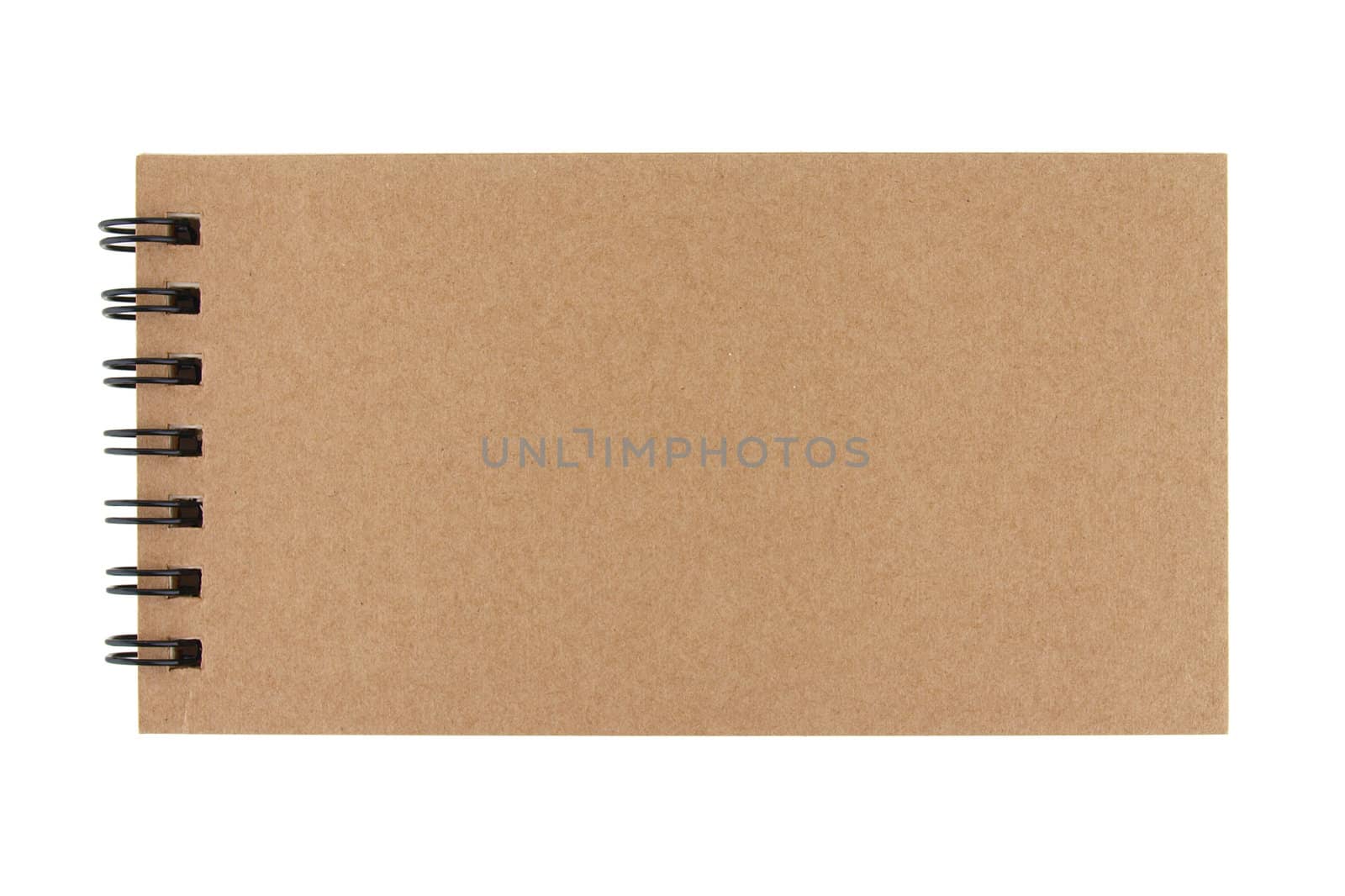 Isolated recycle paper note book on white background       