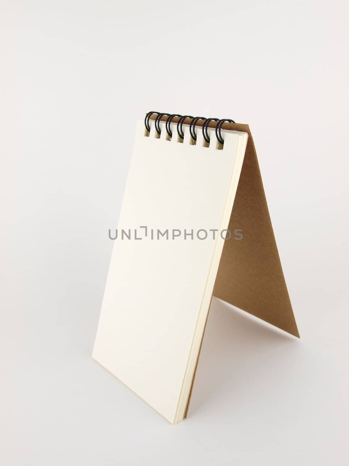 notebook on white isolate  by jakgree