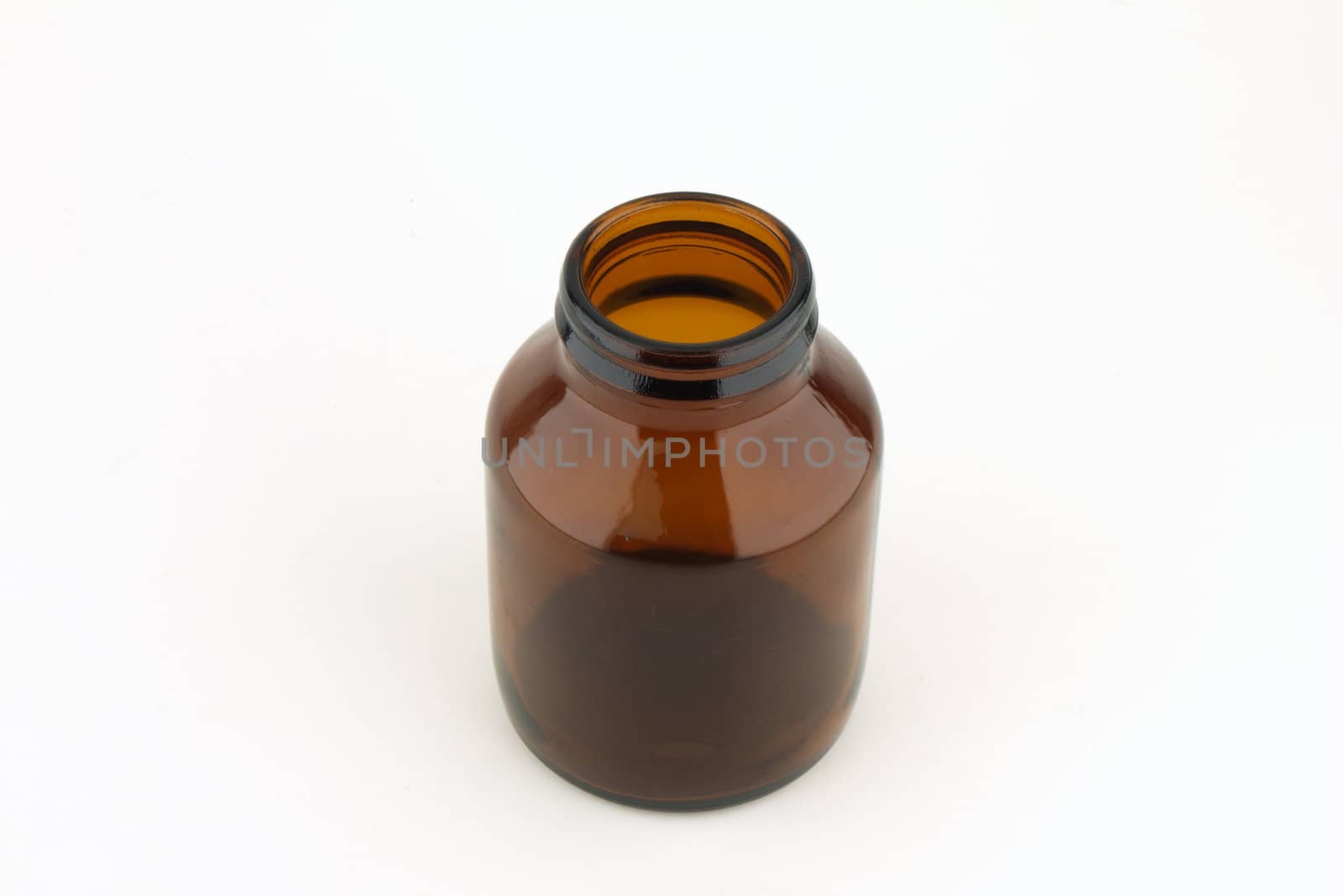 Medicine bottle of brown glass by jakgree