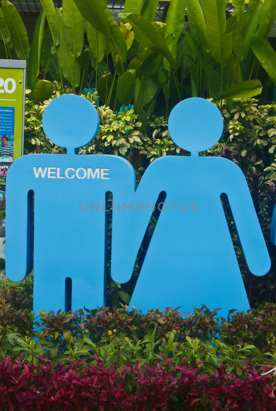 Stock Photo - Male and female Toilet sign