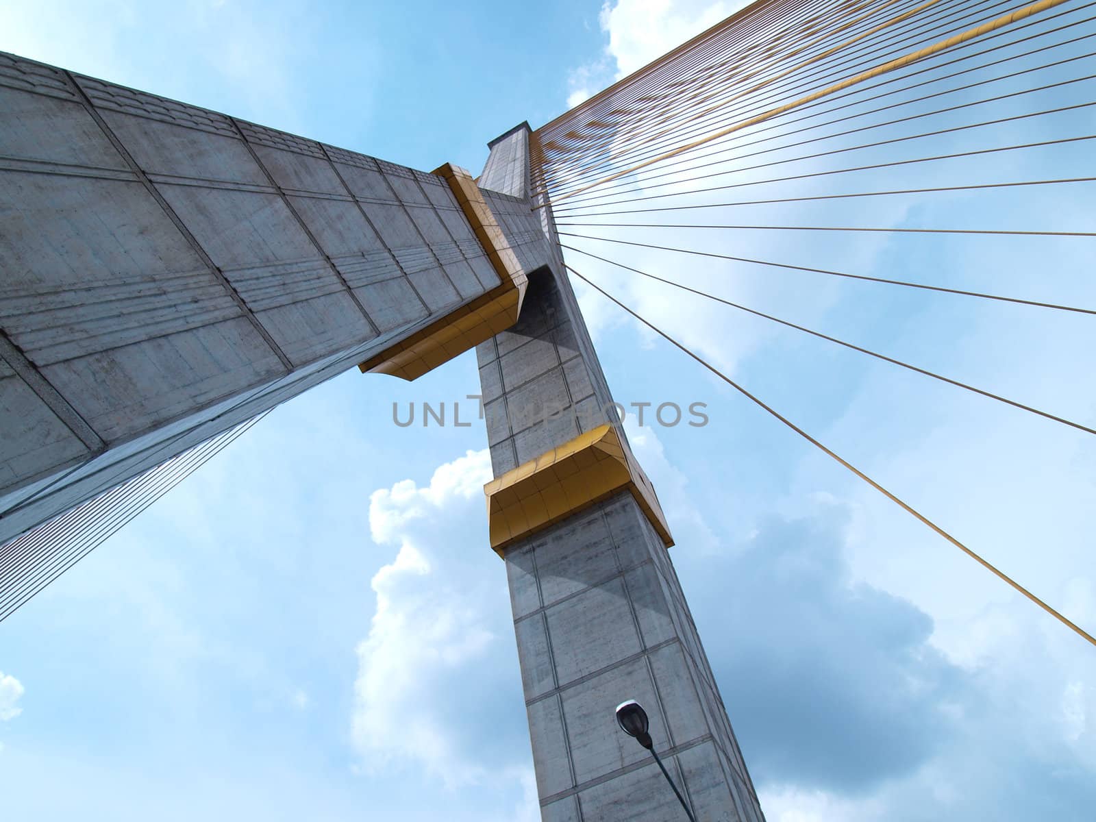 Mega sling Bridge,Rama 8, in bangkok Thailand