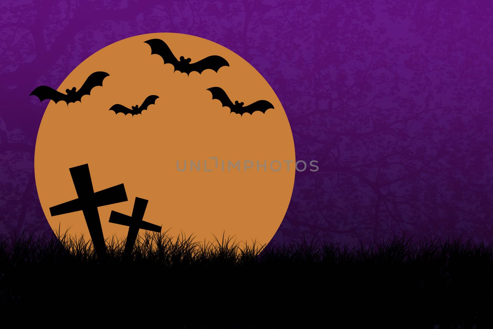 Halloween night background