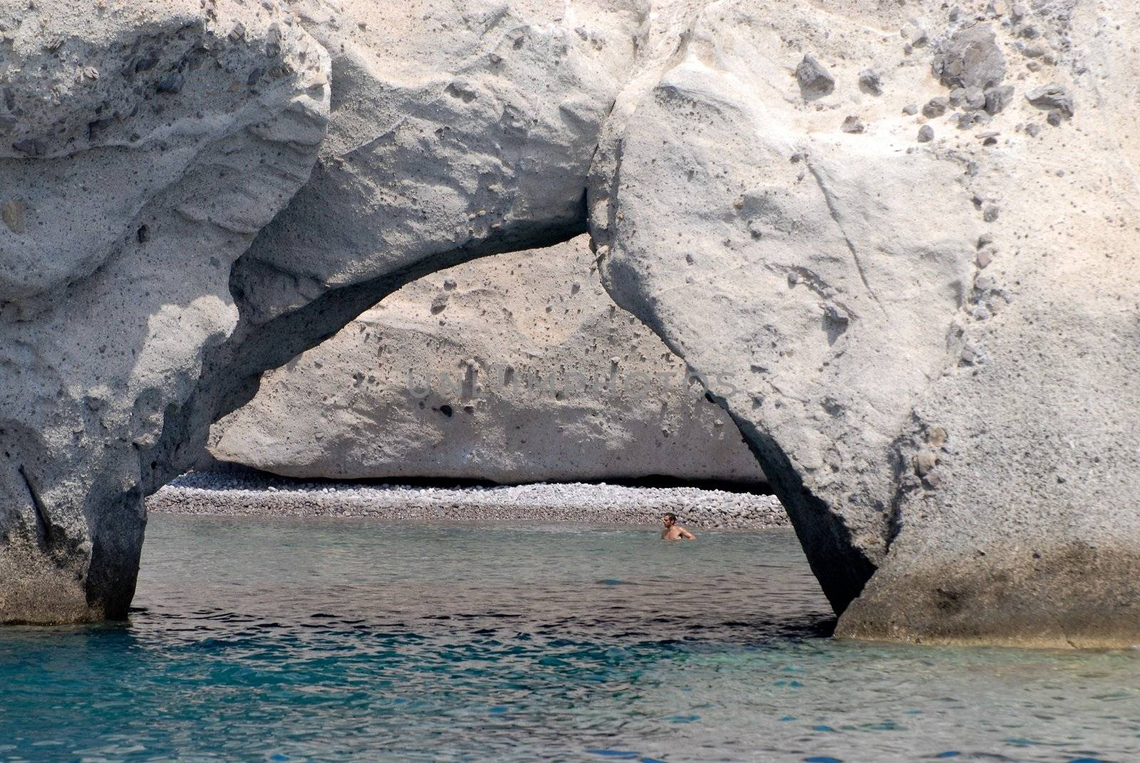 rocks and sea