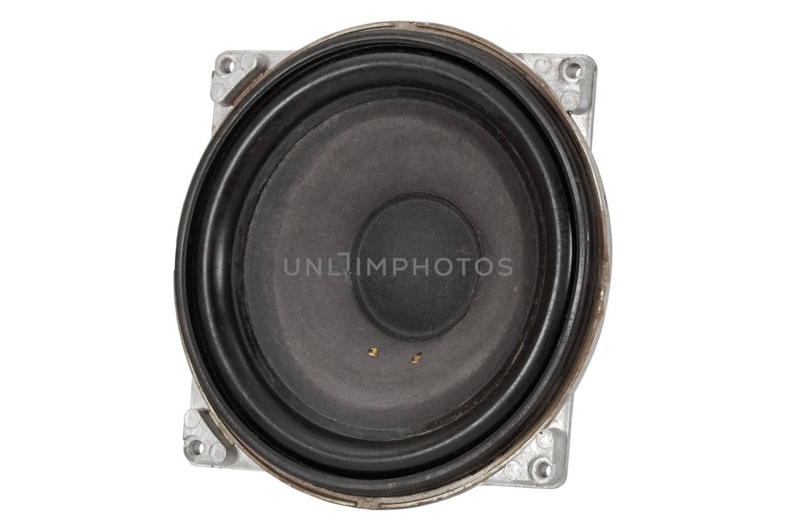 Big speaker, isolated on a white background