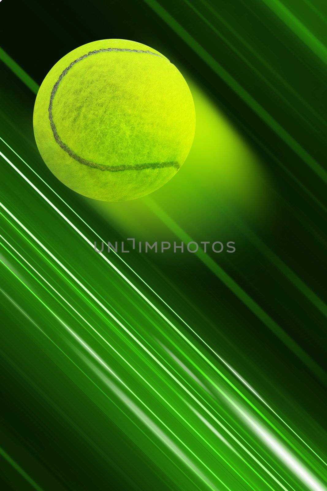 Tennis on speed background by Myimagine