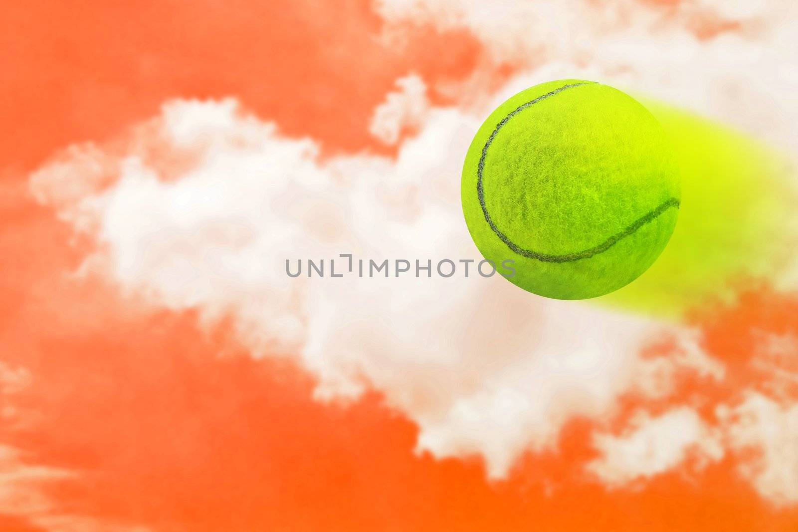 Tennis on sky by Myimagine