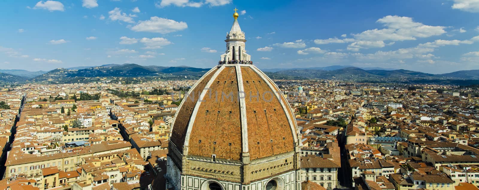 Beautiful renaissance cathedral Santa Maria del Fiore in Florence, Italy