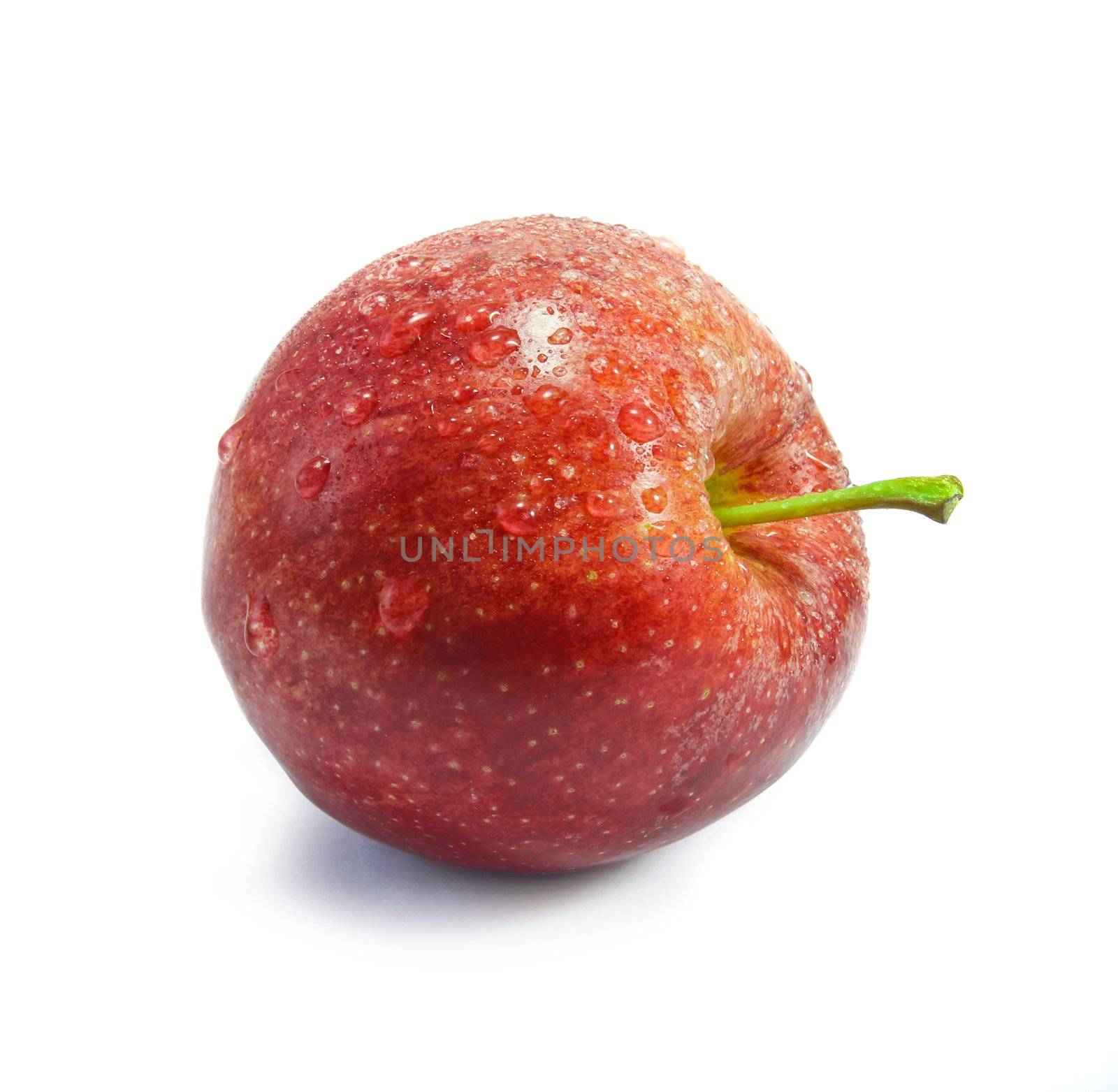 Gala apple on white background