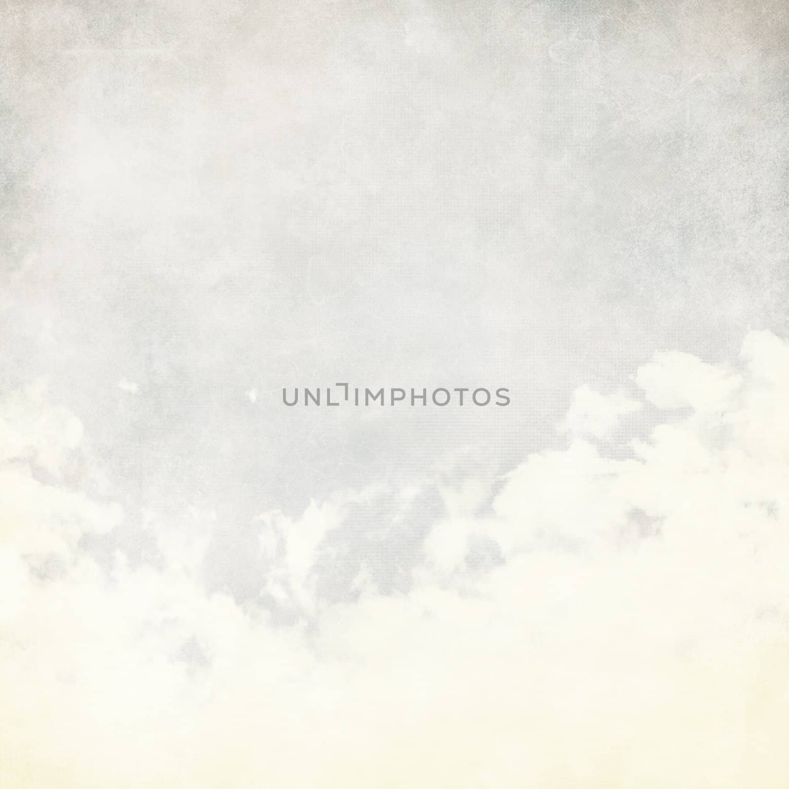 Water color like cloud on old paper texture background