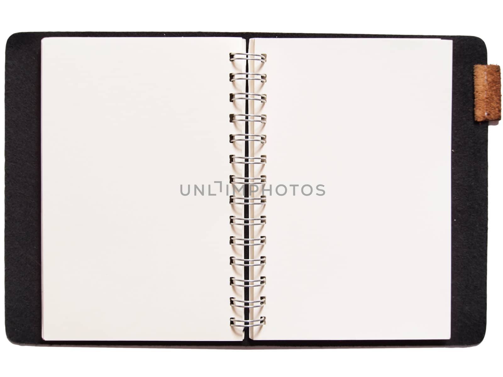 notebook isolated on the white background by siraanamwong