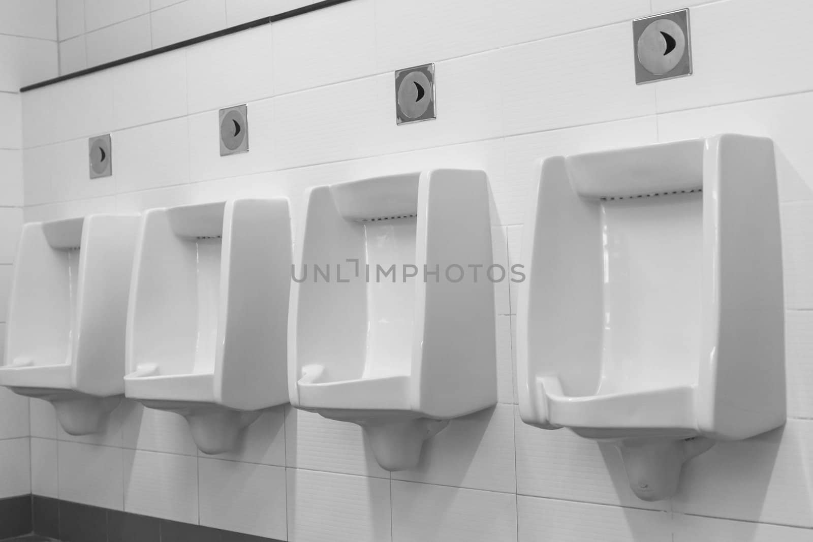 Male toilets.