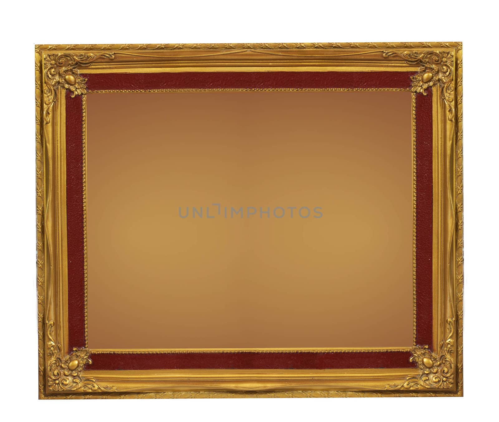 Golden frame.