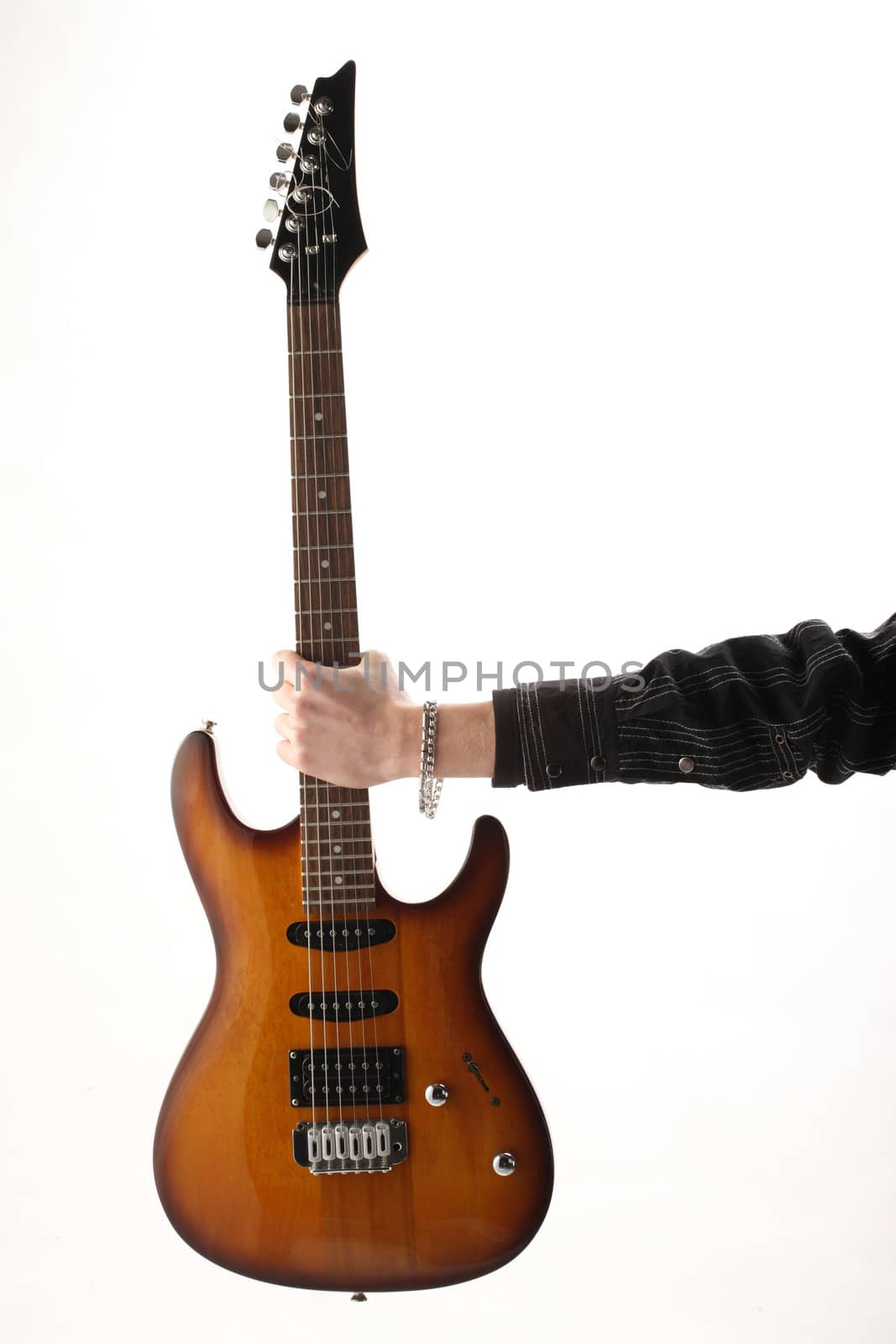 guitarist rock star  on white background by stokkete