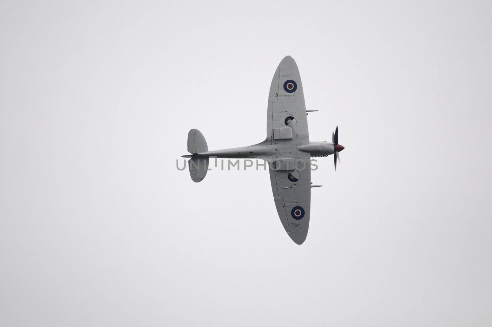 LONDON, UK, Saturday July 14, 2012. Battle of Britain Memorial flight at Farnborough International Airshow 2012.