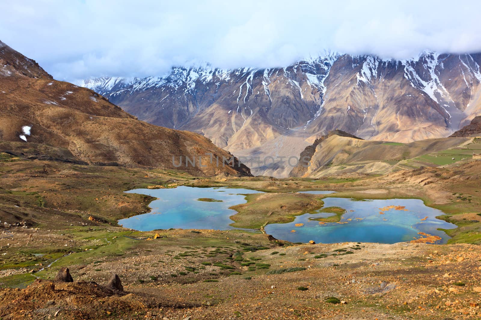 Mountain lakes in Himalayas by dimol